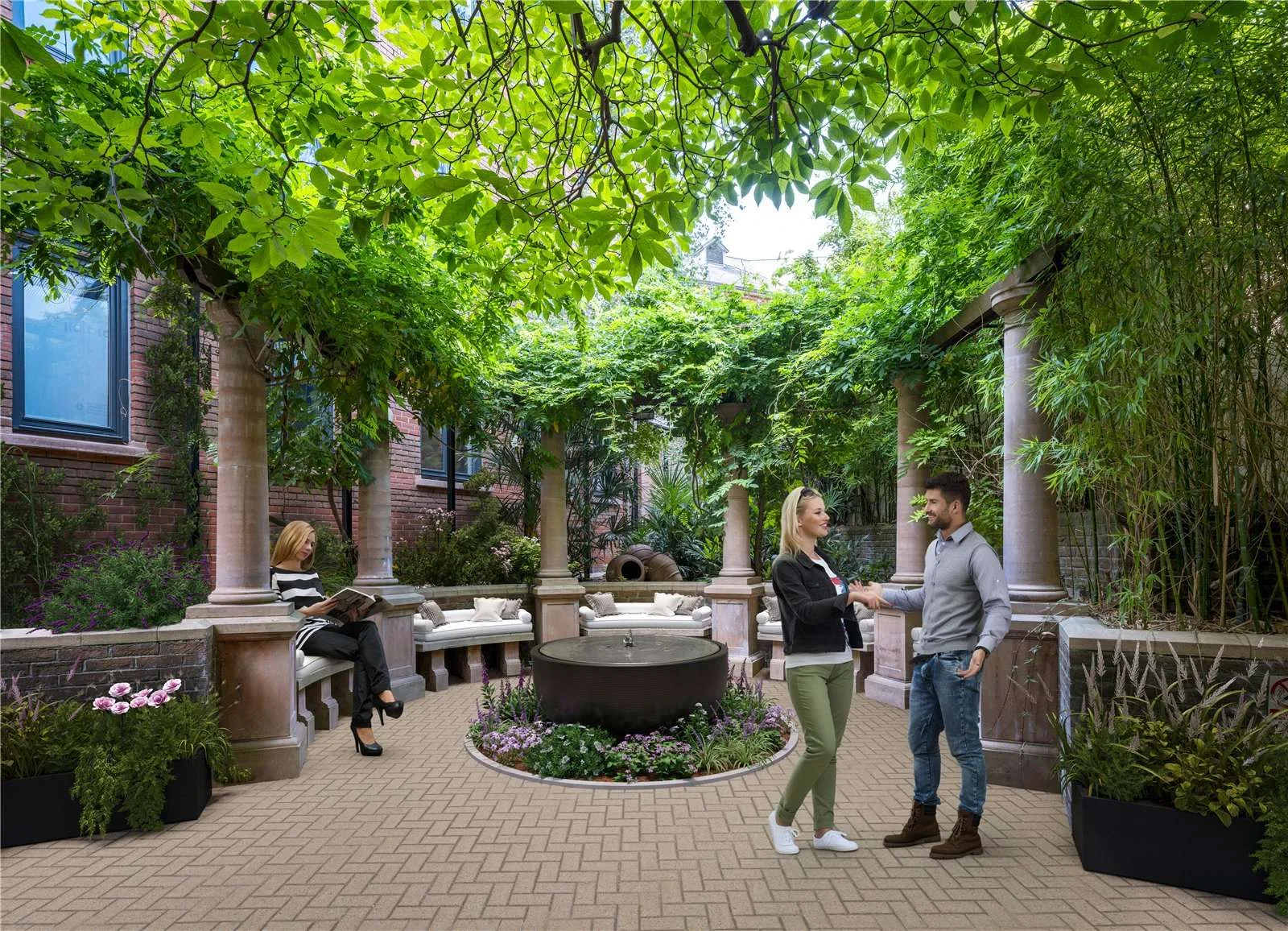 Angel Village 320 City Road London Ec1v Private Garden Fountain Pergola Residents