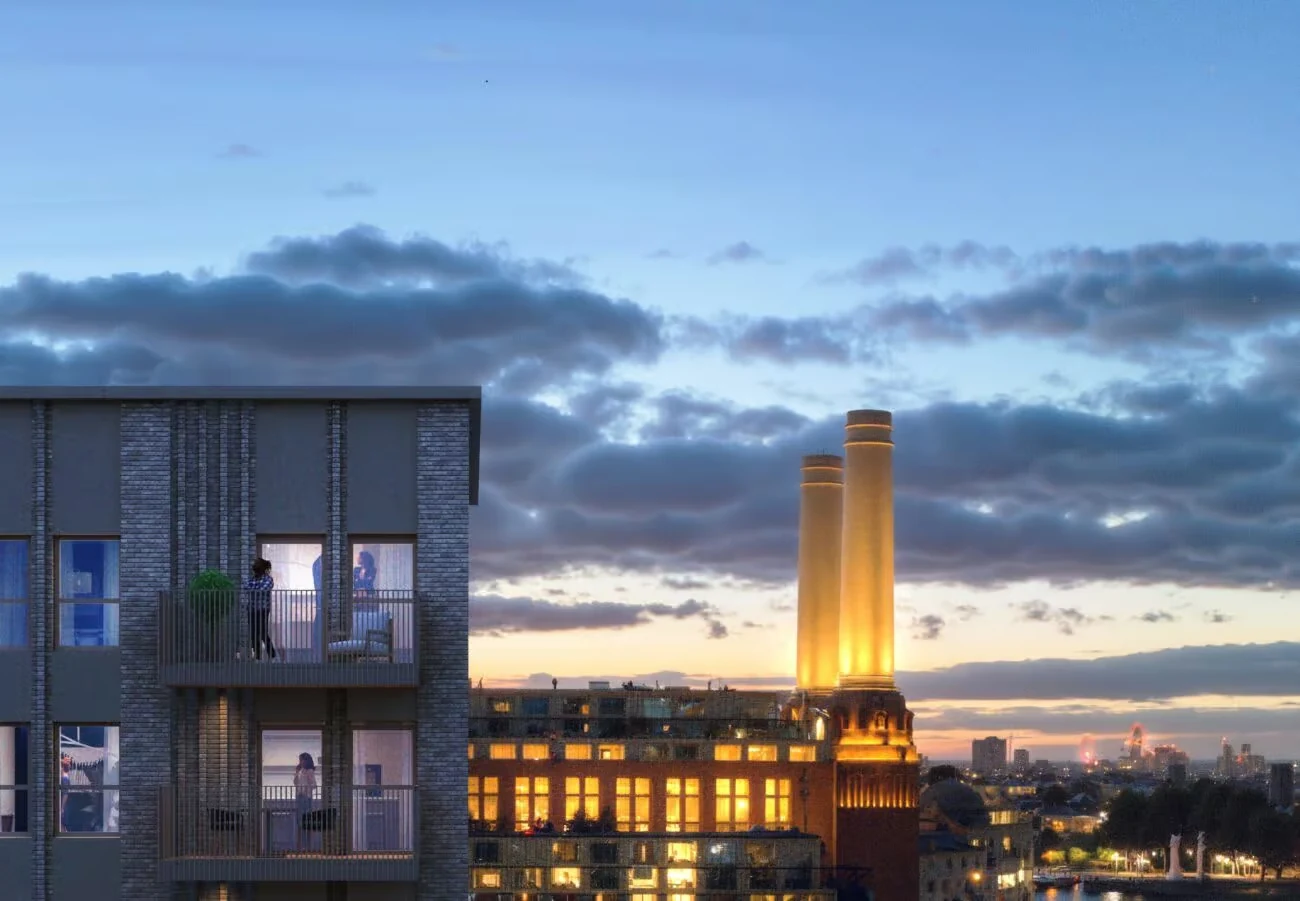 Battersea Power Station Phase 5 Sw11 Aerial View Development River Thames