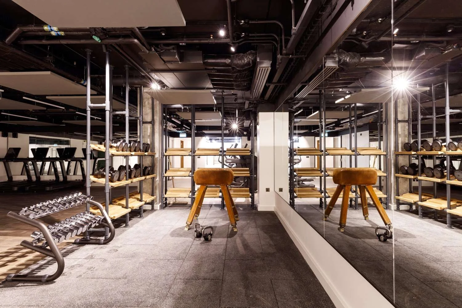 Boiler House Battersea Power Station Sw8 5bn London Residents Gym Fitness Suite Equipment Mirrors