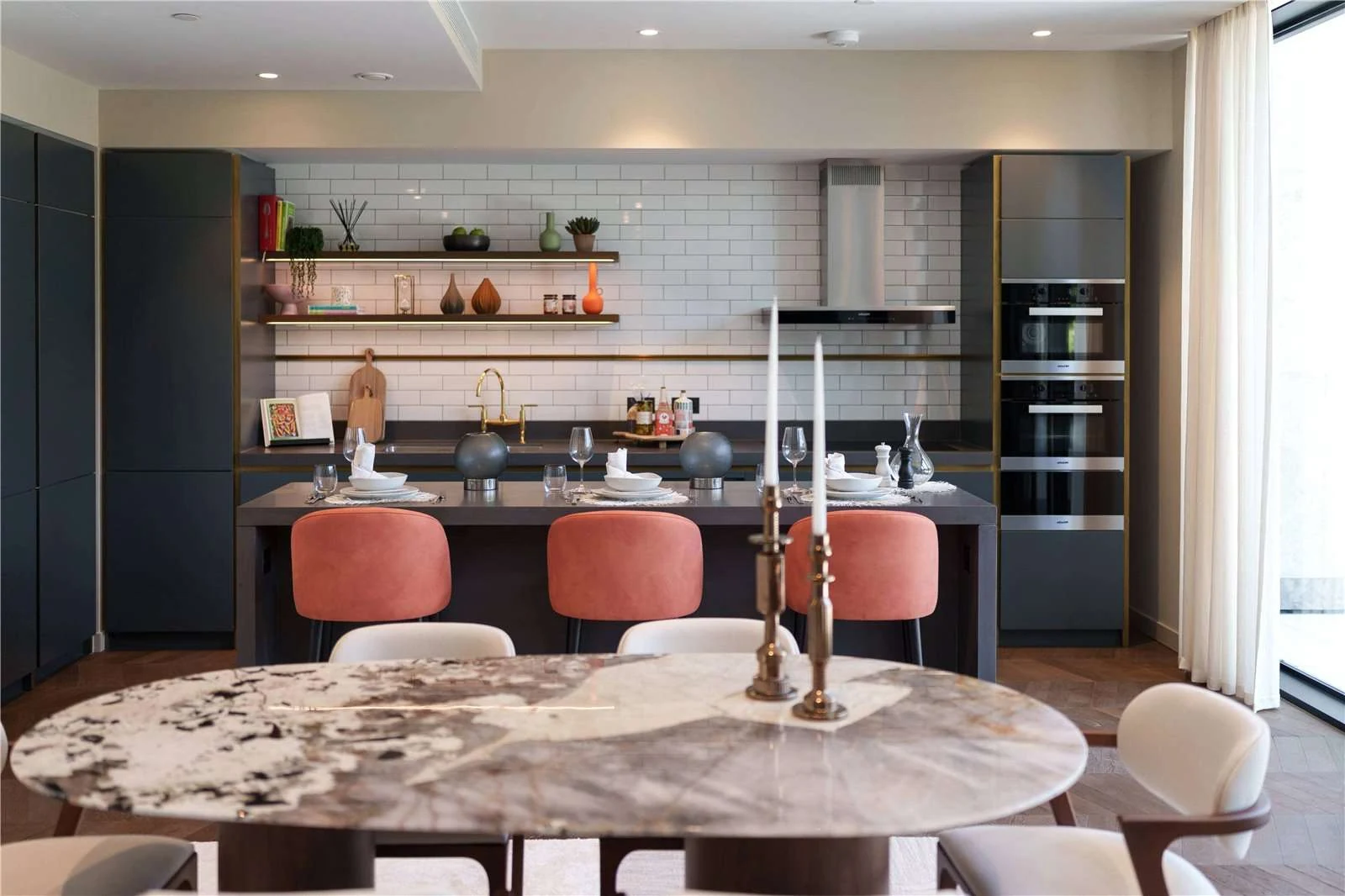 Boiler House Battersea Power Station Sw8 5bn London Sky Villa Master Bedroom Herringbone Floor Luxury