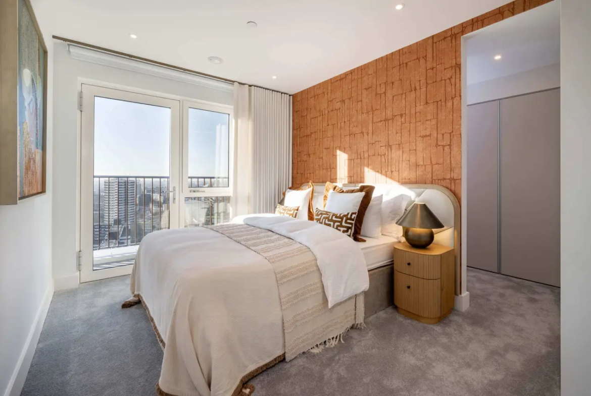 Bow Green London E3 3 Bedroom Master Bedroom Terrace View