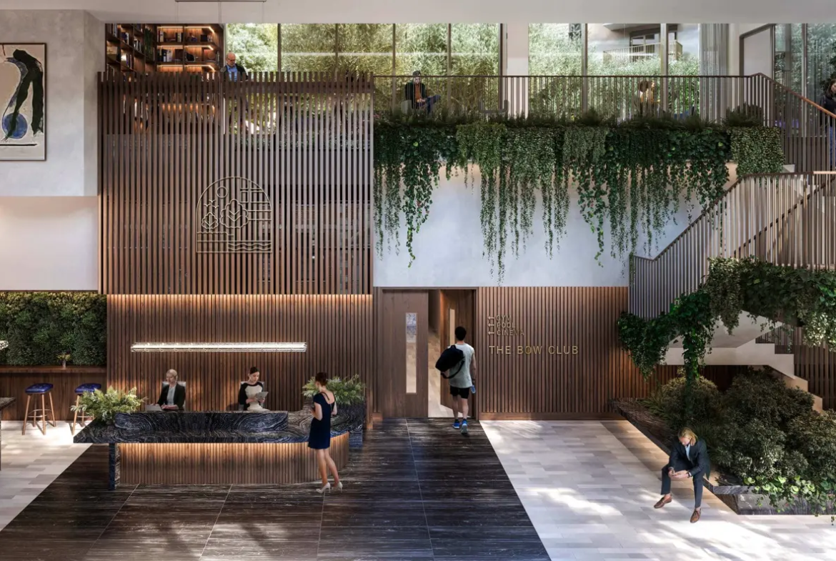 Bow Green London E3 Bow Club Concierge Lobby Reception