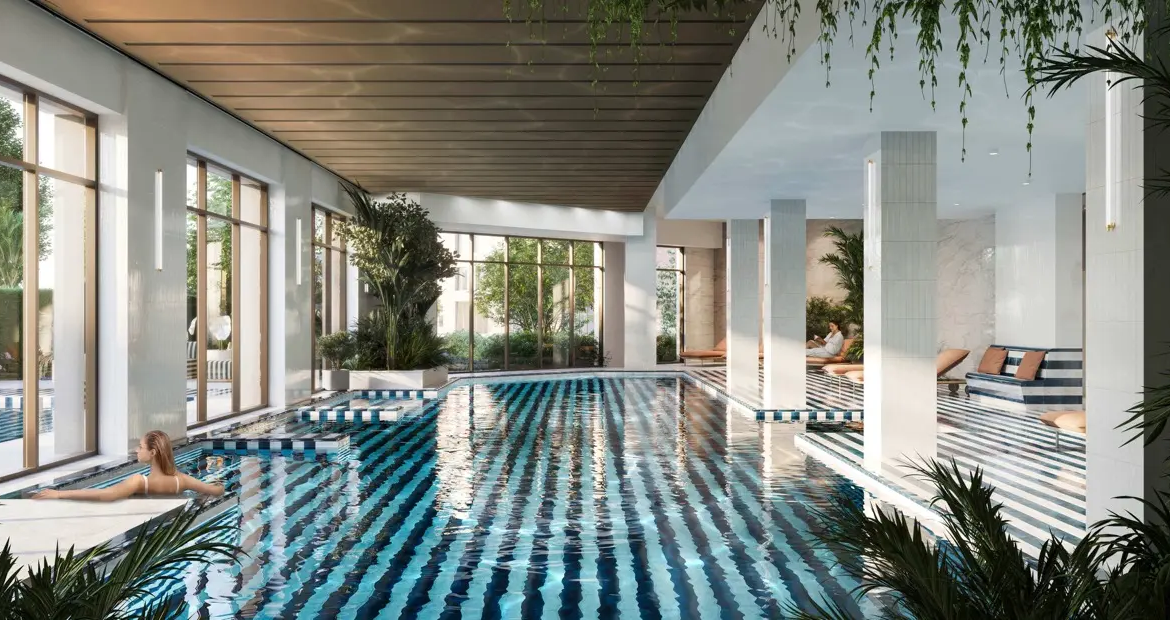 Bow Green London E3 Second Indoor Pool Residents Luxury Amenity