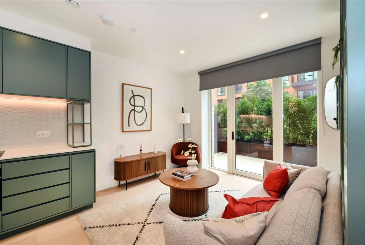 Brent Cross Town Nw2 8ag Living Room With Private Terrace