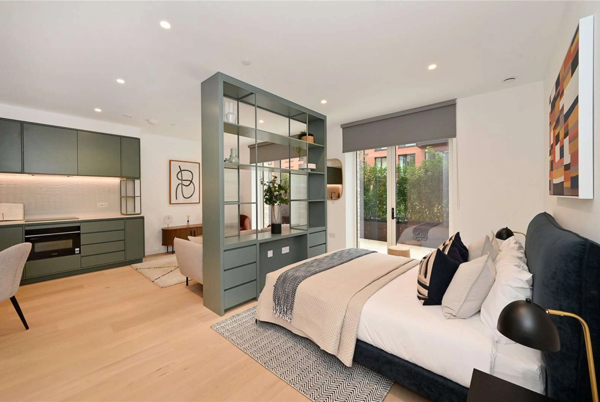 Brent Cross Town Nw2 8ag Open Plan Bedroom Living Layout