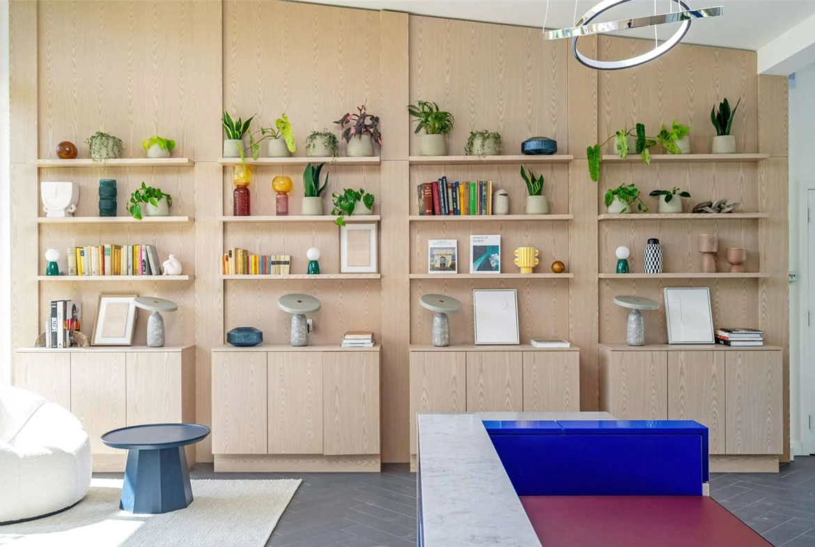 Brent Cross Town Nw2 Claremont Park Club Concierge Reception Shelving