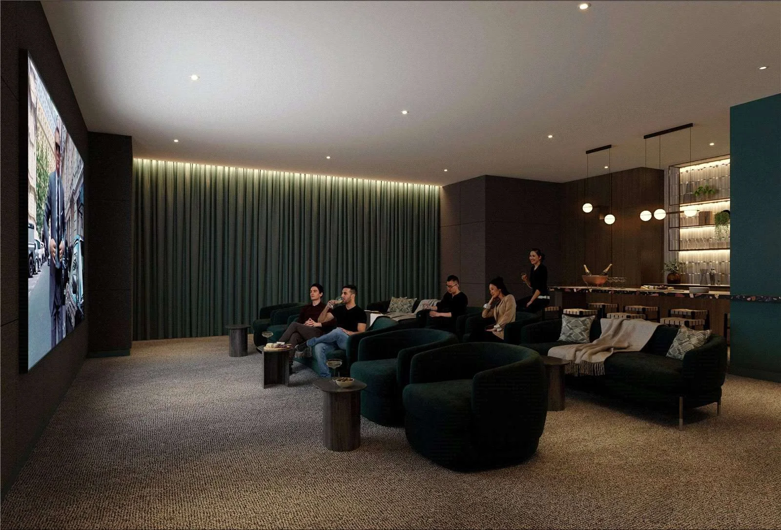 Brent Cross Town Nw2 Claremont Park Club Screening Room Cinema