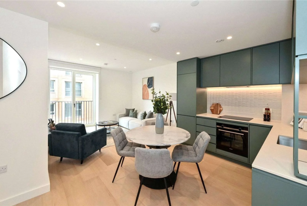 Brent Cross Town Nw2 Kitchen Dining Room Balcony View