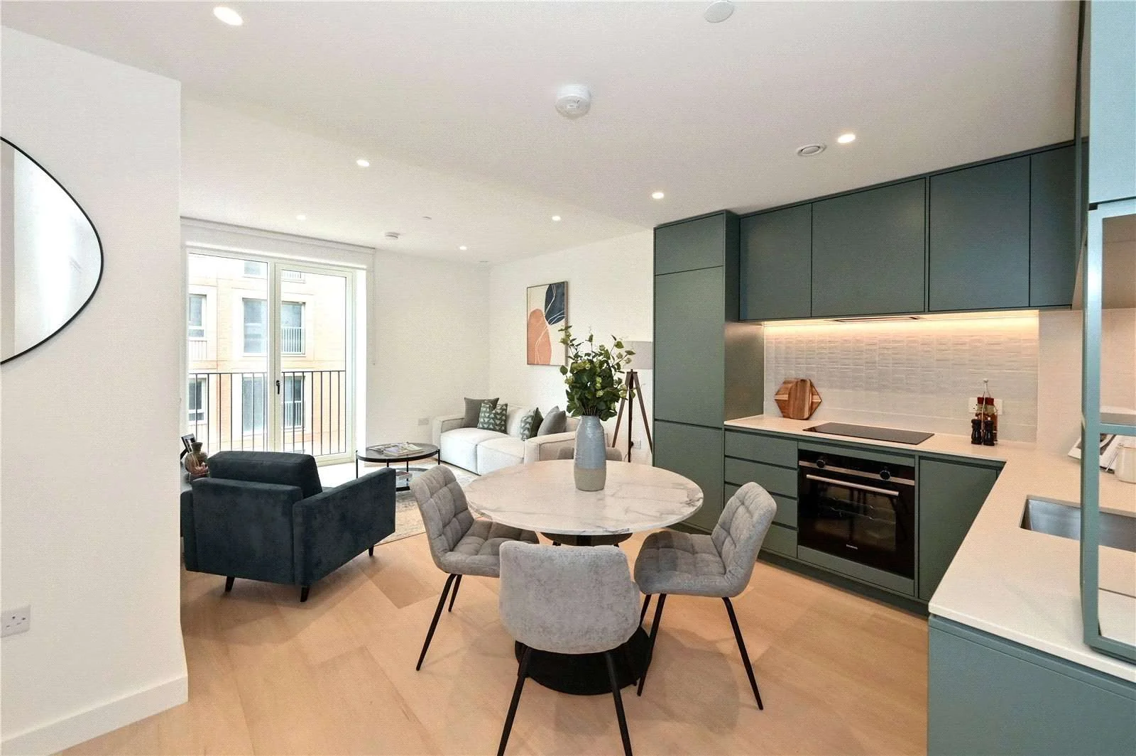 Brent Cross Town Nw2 Kitchen Dining Room Balcony View