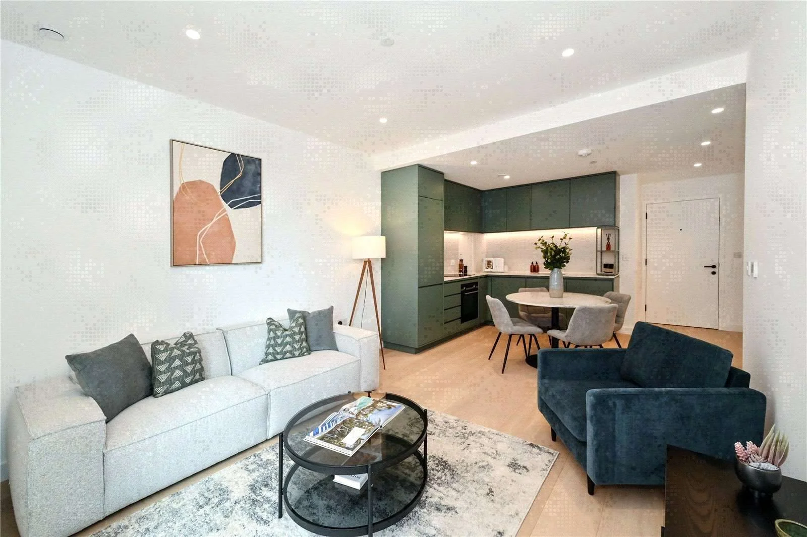 Brent Cross Town Nw2 Living Room Open Plan Layout Balcony