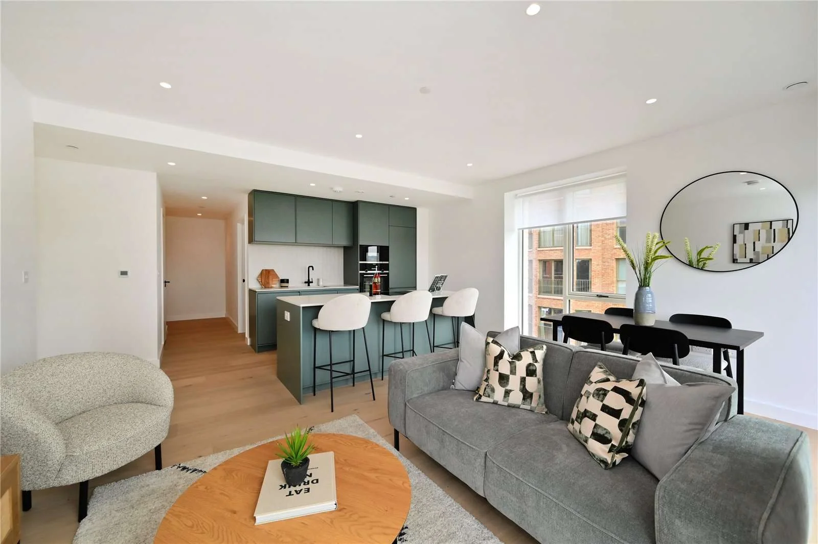 Brent Cross Town Nw2 Open Plan Living Kitchen Island Two Bedroom