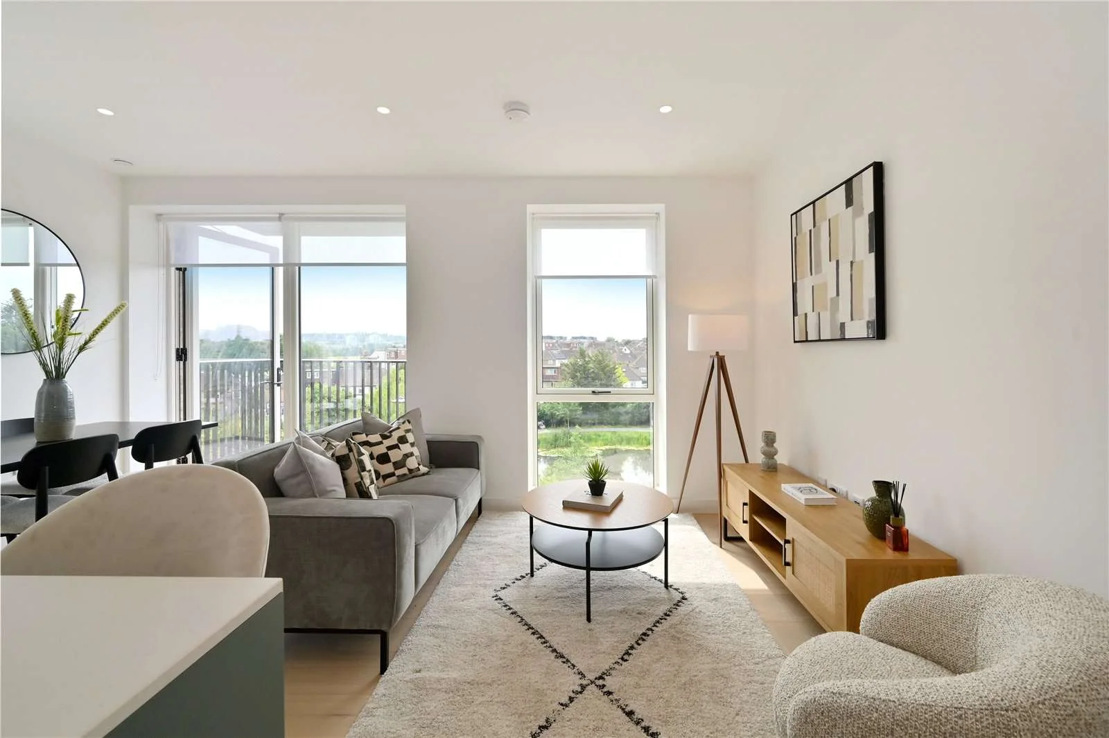 Brent Cross Town Nw2 Two Bedroom Living Room Southwest Park Views