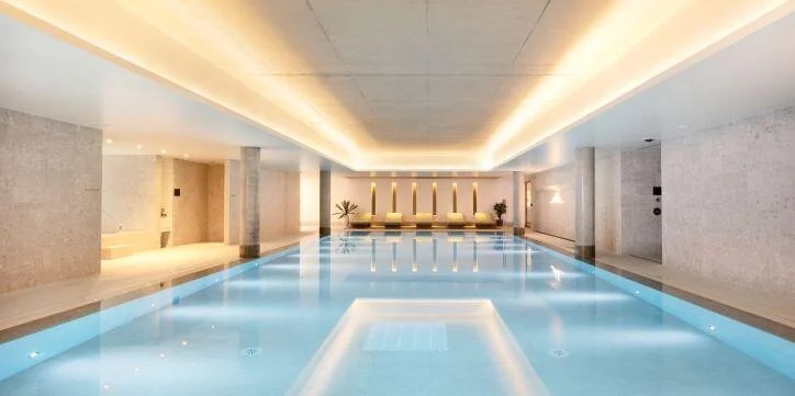 Circus West Village Battersea Power Station Sw11 London Residents Indoor Swimming Pool Spa Luxury Wellness Facility Traver...