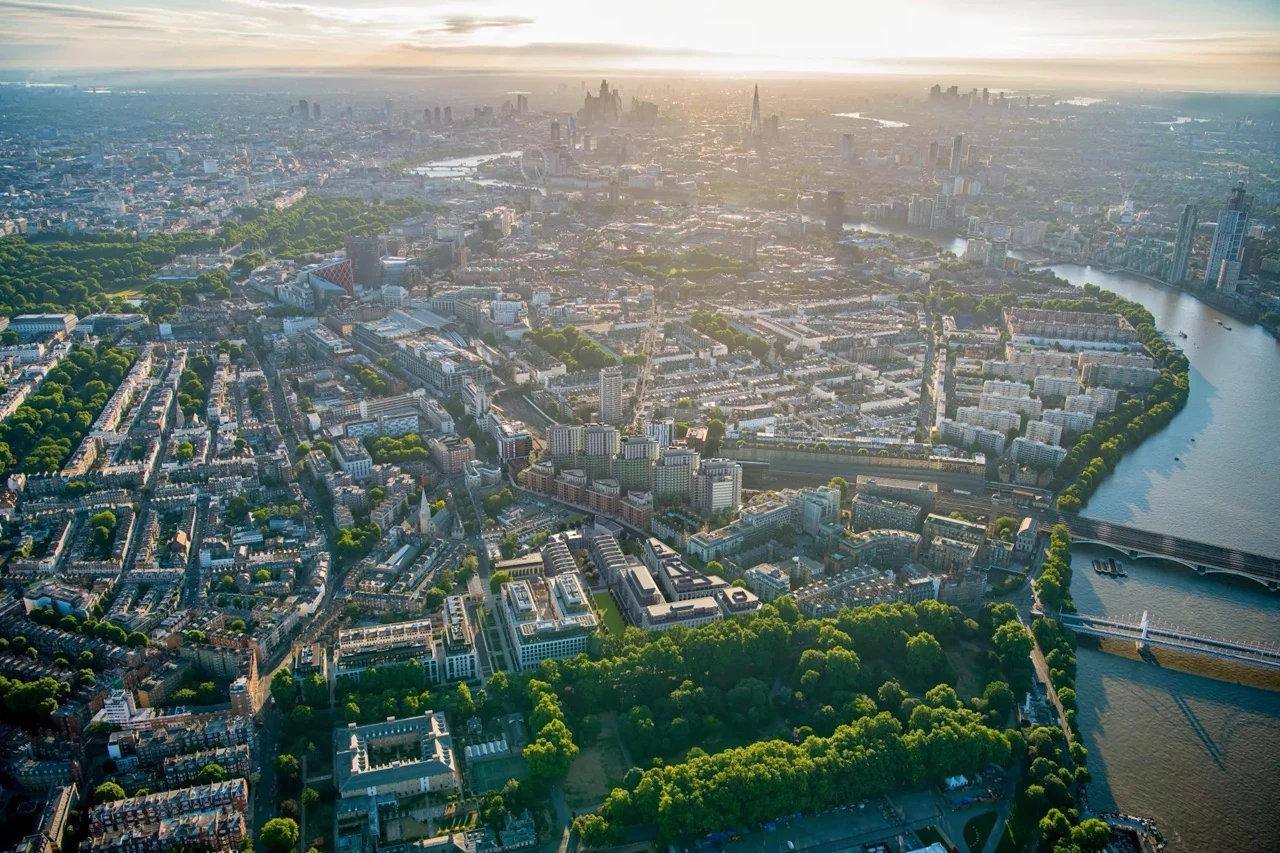Ebury Sw1 Sw1w Westminster London 2 Bedroom Apartment Aerial Thames River Belgravia Pimlico City Skyline
