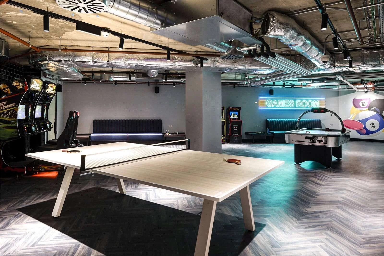 Games Room Table Tennis Arcade The Stage Shoreditch London Ec2a
