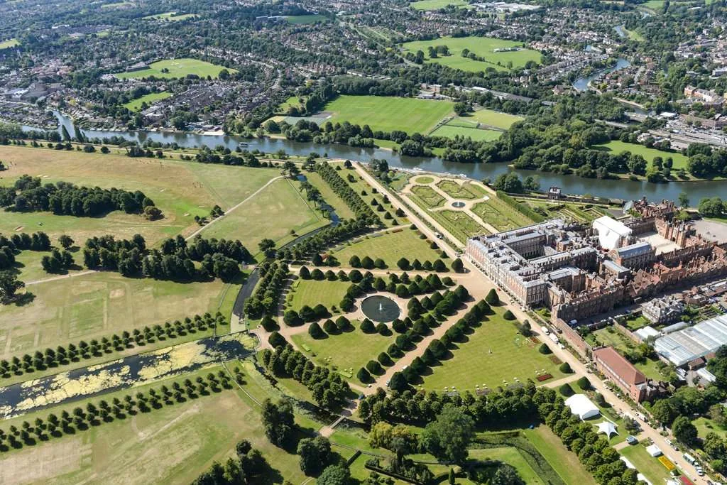 Hampton Court Palace Aerial Richmond Surrey London Luxury Living