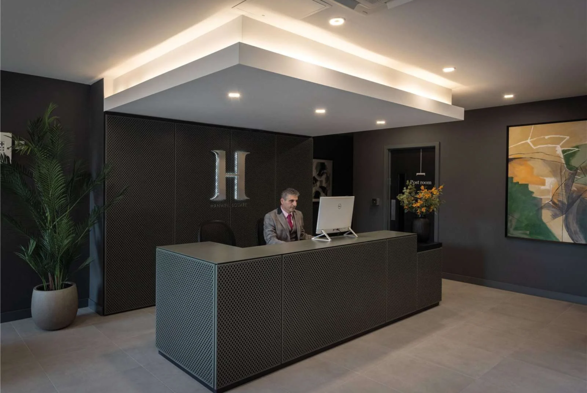 Hanwell Square Hanwell W7 Concierge Reception Lobby Boston Club