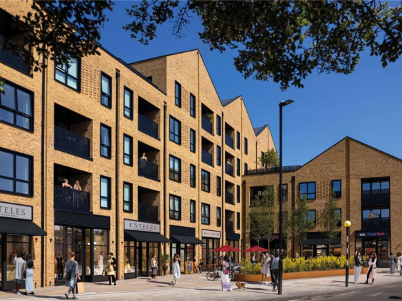 Hanwell Square Hanwell W7 Development Exterior Village Square Retail