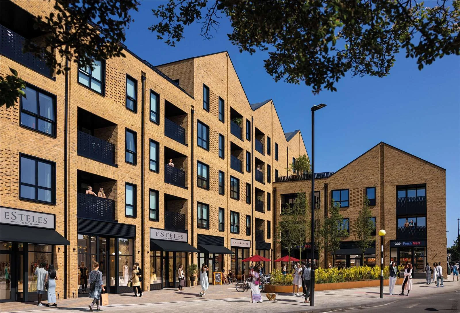 Hanwell Square Hanwell W7 Development Exterior Village Square Retail