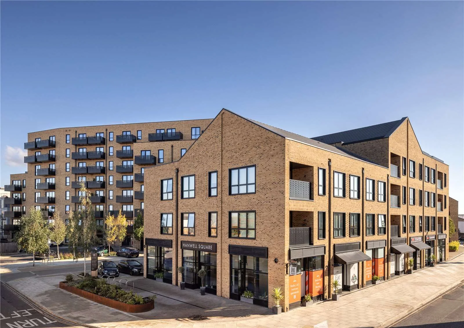 Hanwell Square Hanwell W7 Exterior Boston Road Brick Facade Street View