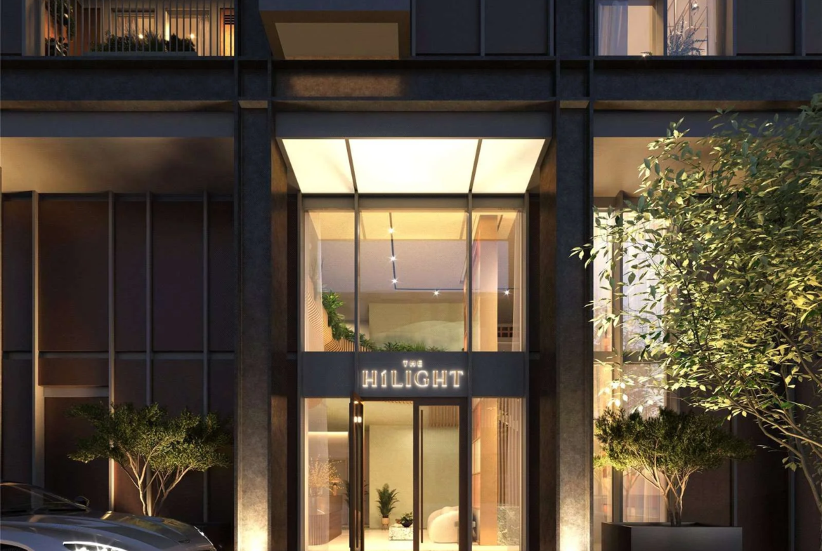 Hilight 100 York Road Battersea London Sw11 Building Entrance Facade Night Exterior Concierge