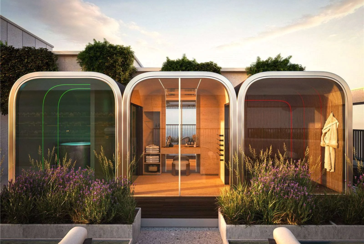 Hilight 100 York Road Battersea London Sw11 Rooftop Spa Sauna Plunge Pool Wellness Pods Lavender