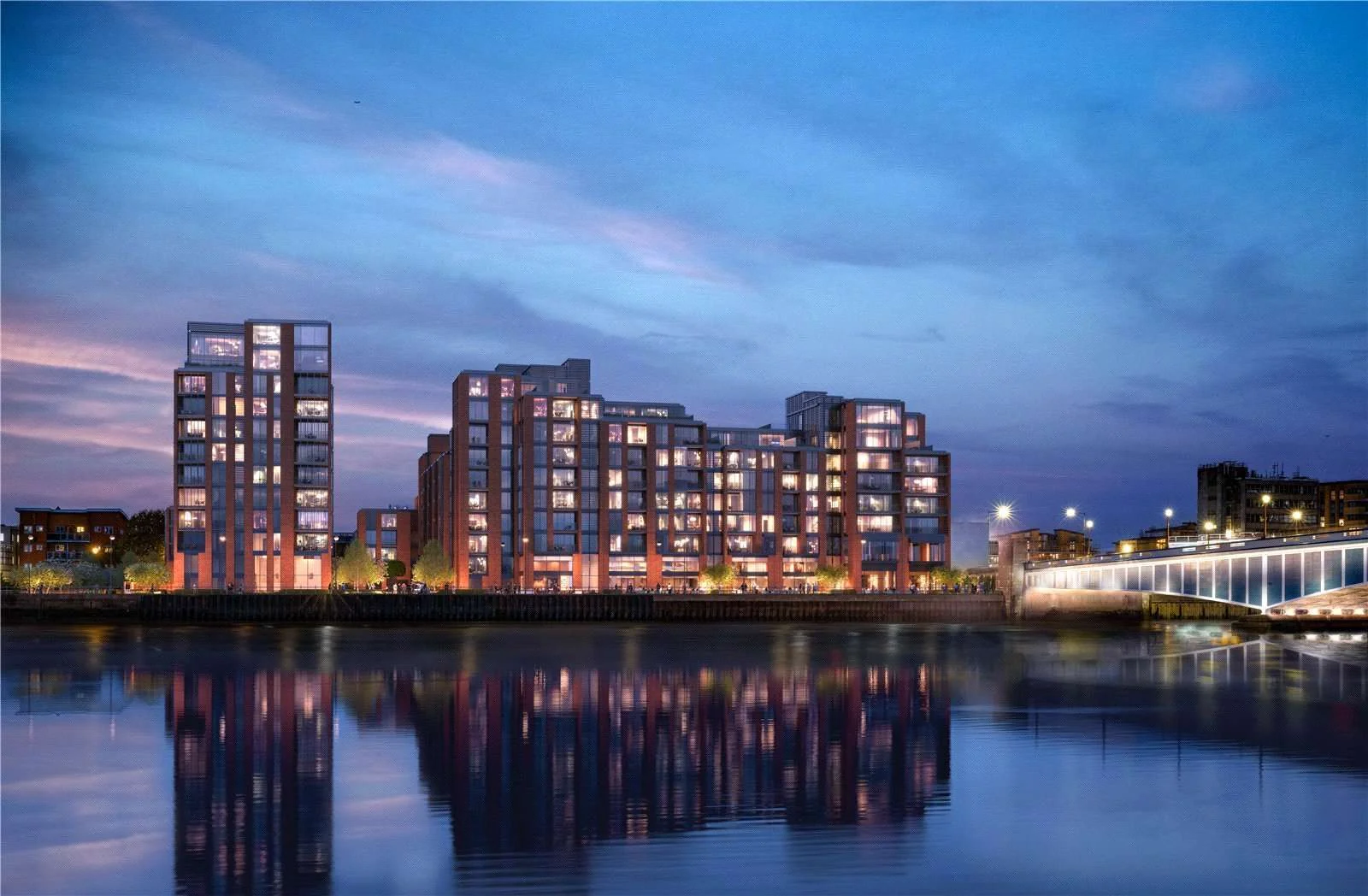 Hurlingham Waterfront Sw6 2tz London Show Apartment Living Room Interior Design