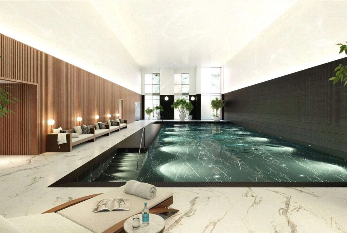 Hurlingham Waterfront Sw6 London Residents Indoor Swimming Pool Spa Leisure Facilities 2bed Cgi