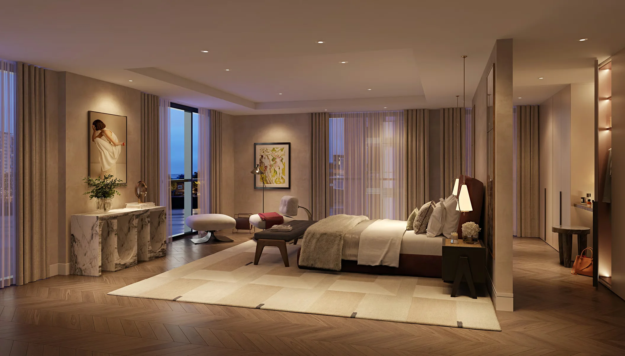 Hurlingham Waterfront Sw6 London Residents Private Podium Garden Cgi