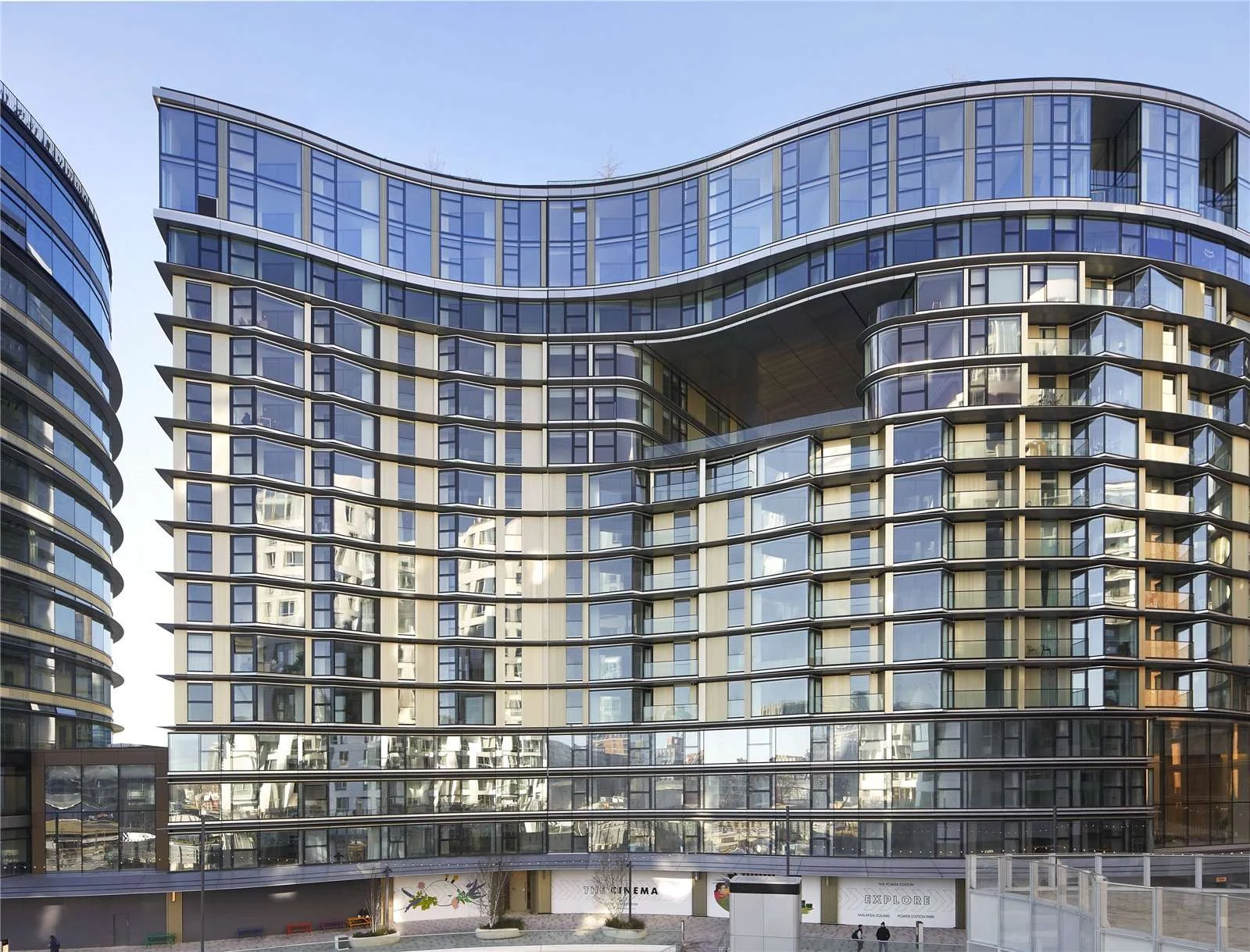 Koa Electric Boulevard 15 Electric Boulevard Battersea Sw11 Exterior Curved Facade London