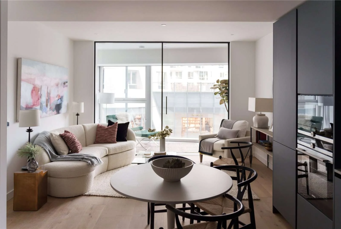 Koa Electric Boulevard Battersea Sw11 2bed Apartment Open Plan Living Room Winter Garden Balcony London