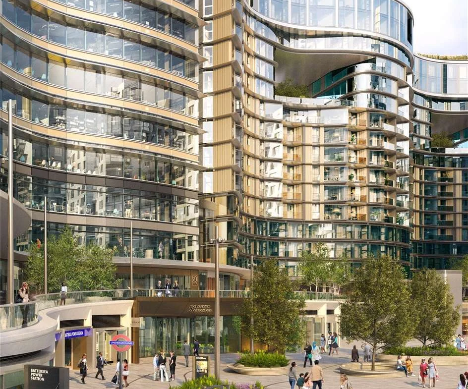 Koa Electric Boulevard Battersea Sw11 Underground Station Entrance Plaza London