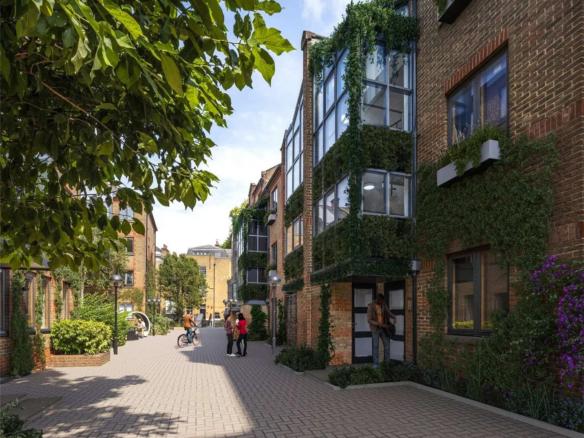 London Angel Village Courtyard Exterior Islington Ec1v