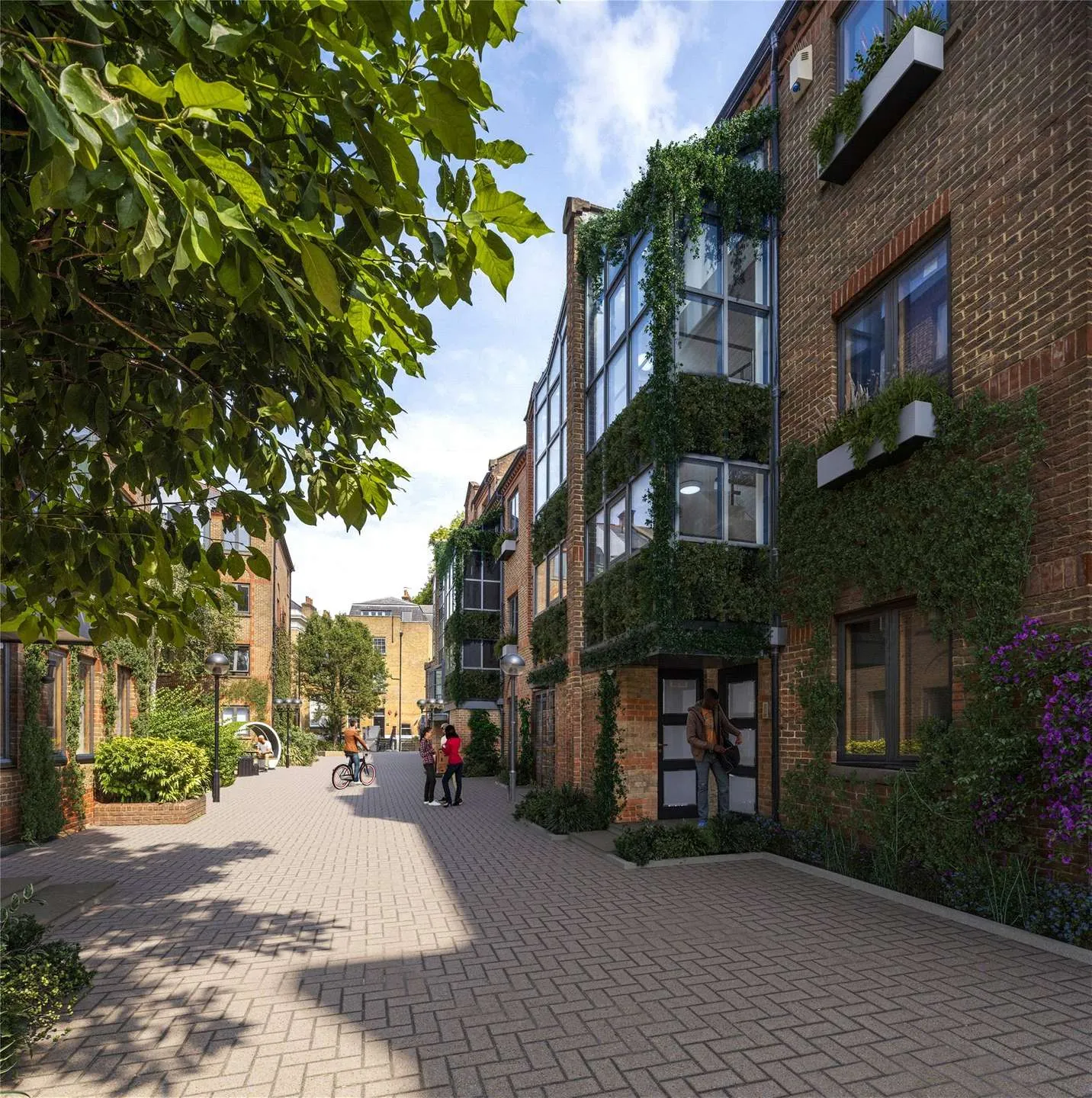 london-angel-village-courtyard-exterior-islington-ec1v London Angel Village Courtyard Exterior Islington Ec1v