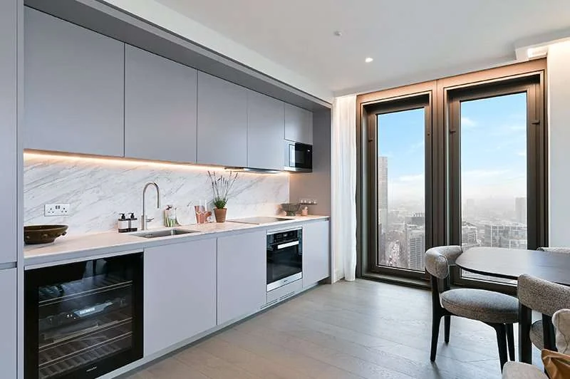 London One Bishopsgate Plaza Kitchen City Views Ec3a