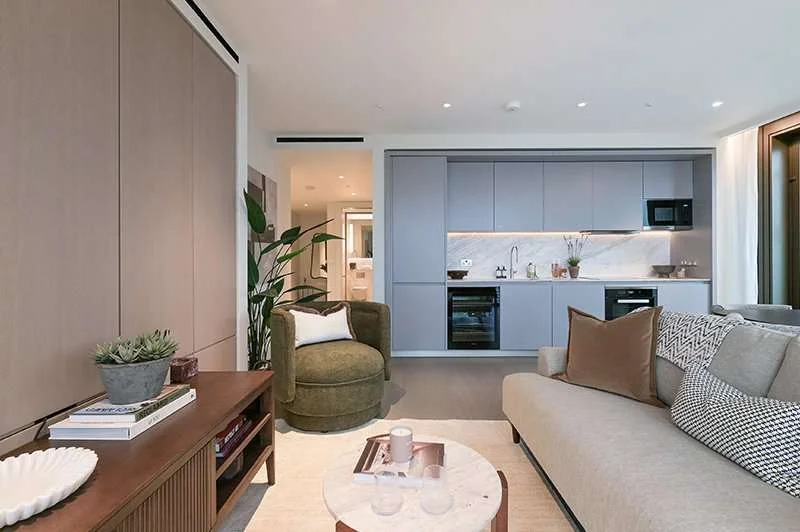 London One Bishopsgate Plaza Open Plan Living Kitchen Ec3a
