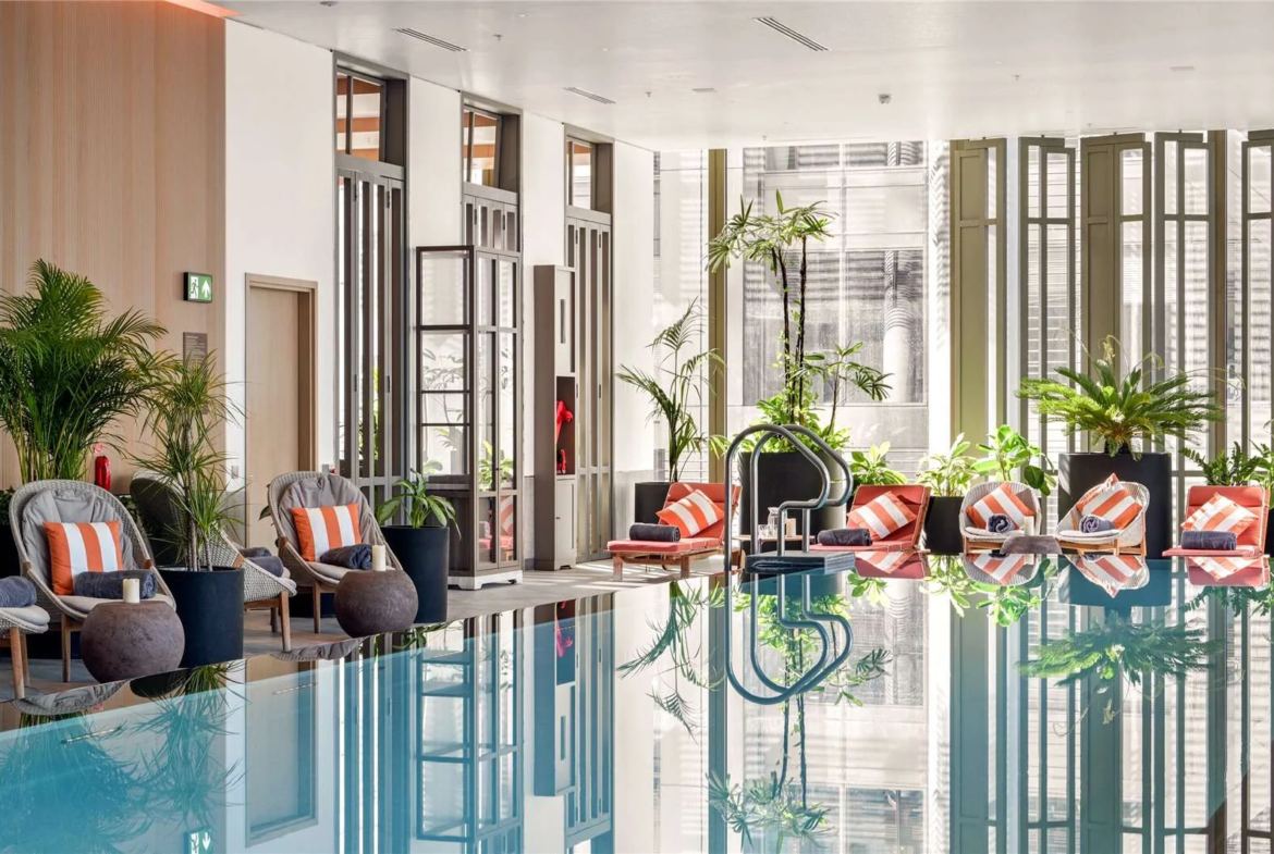 London One Bishopsgate Plaza Pan Pacific Swimming Pool Ec3a