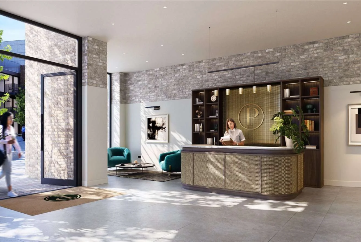 London Postmark Mount Pleasant Wc1x Concierge Lobby Postmark Entrance