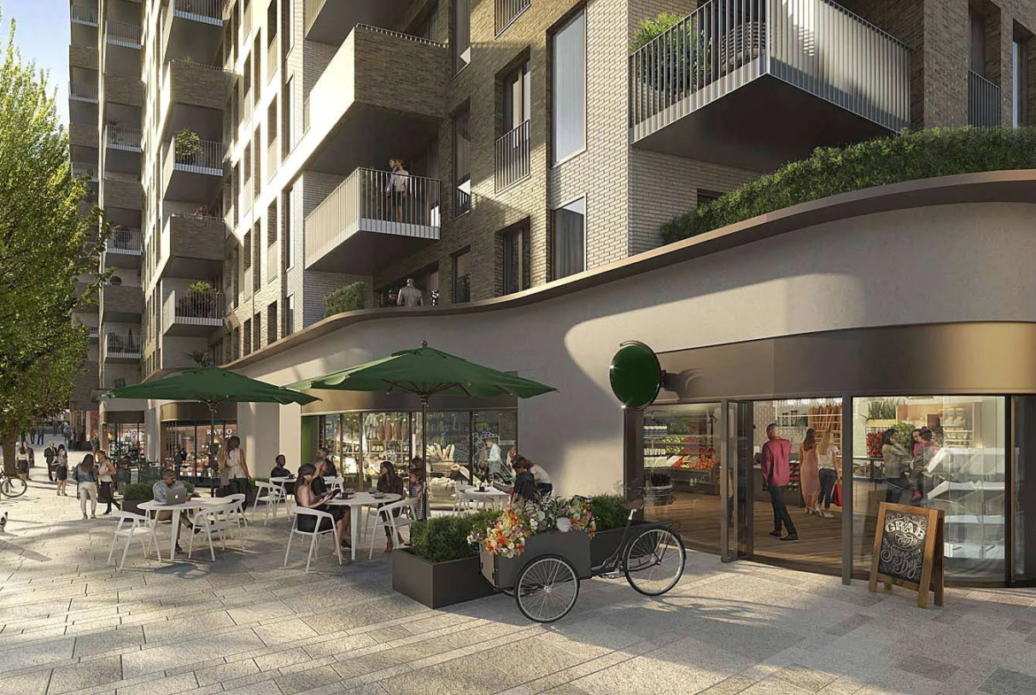 London Postmark Mount Pleasant Wc1x Ground Floor Retail Cafe Exterior