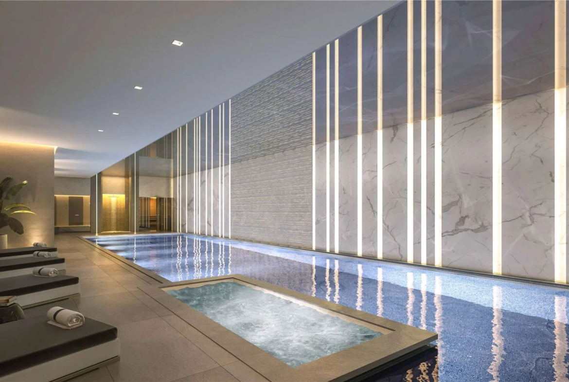 London Postmark Mount Pleasant Wc1x Residents Pool Jacuzzi Wellness