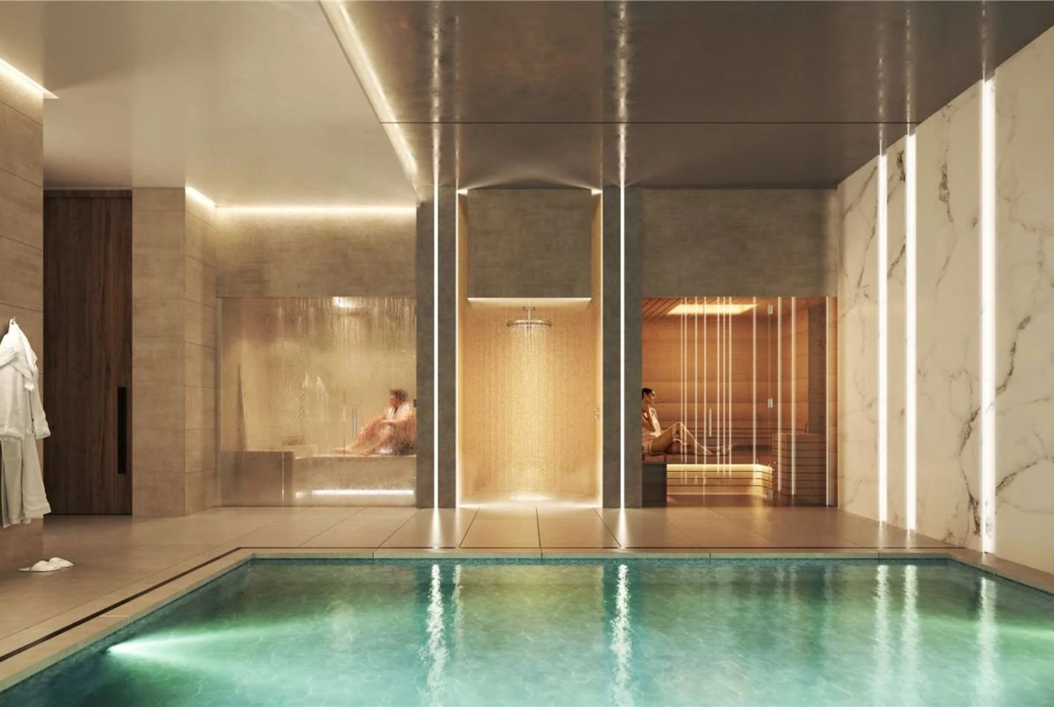 London Postmark Mount Pleasant Wc1x Sauna Steam Room Pool