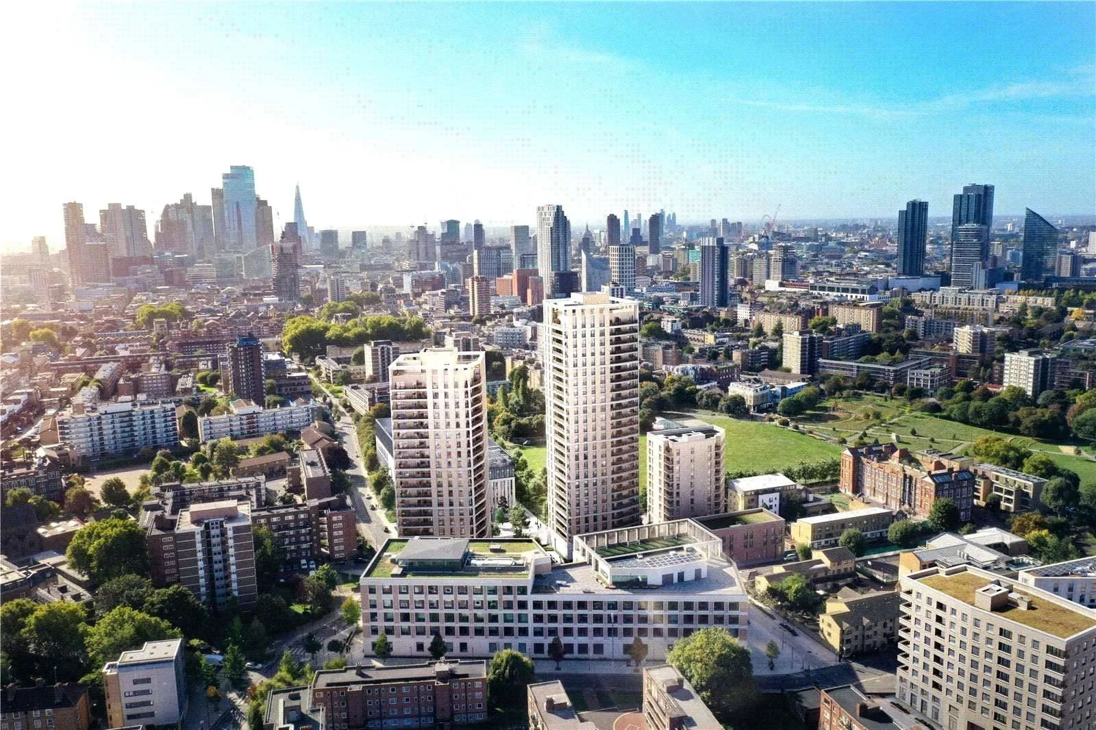 london-shoreditch-parkside-N1-aerial-view-cityside-place-hoxton London Shoreditch Parkside N1 Aerial View Cityside Place Hoxton