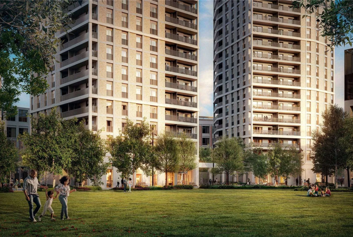 London Shoreditch Parkside N1 Park Facing Exterior Britannia Masterplan