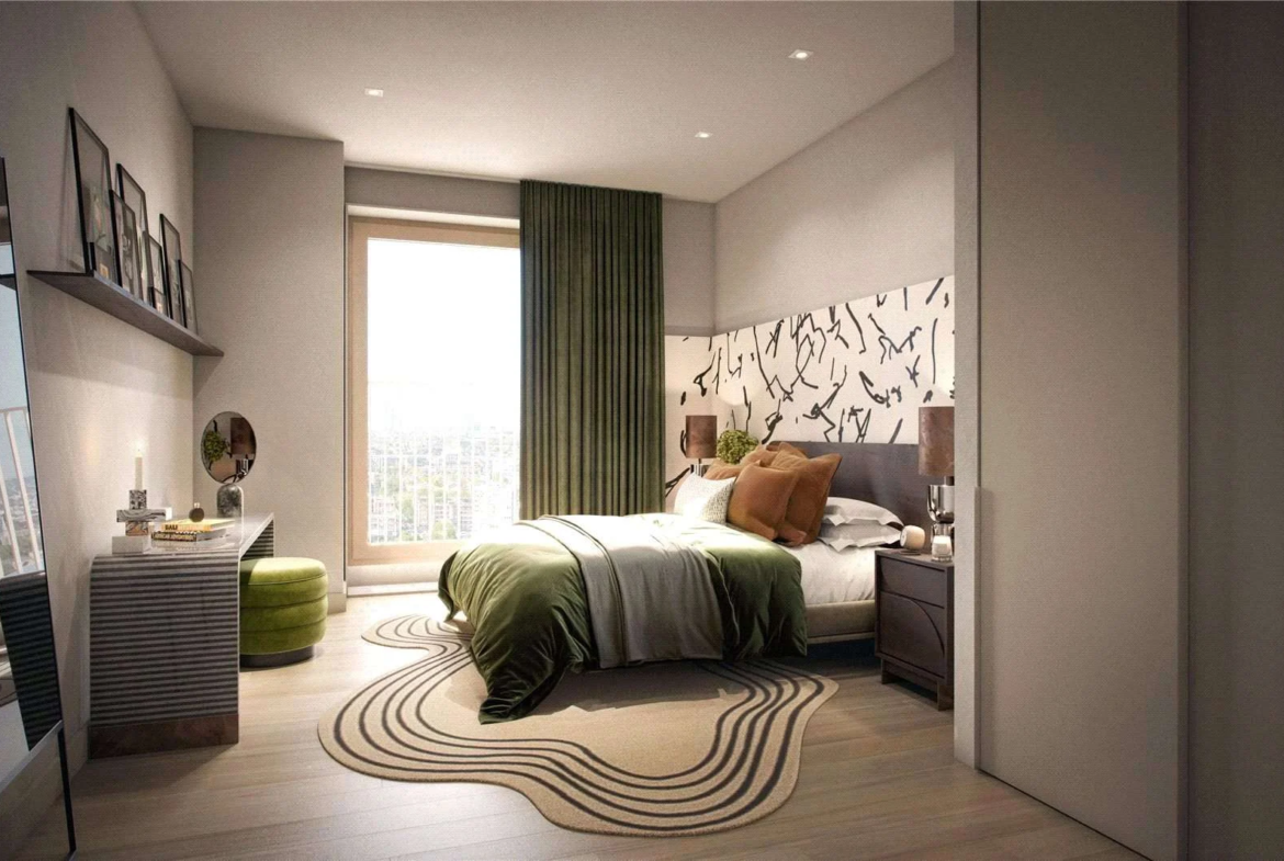 London Shoreditch Parkside N1 Principal Bedroom 15th Floor