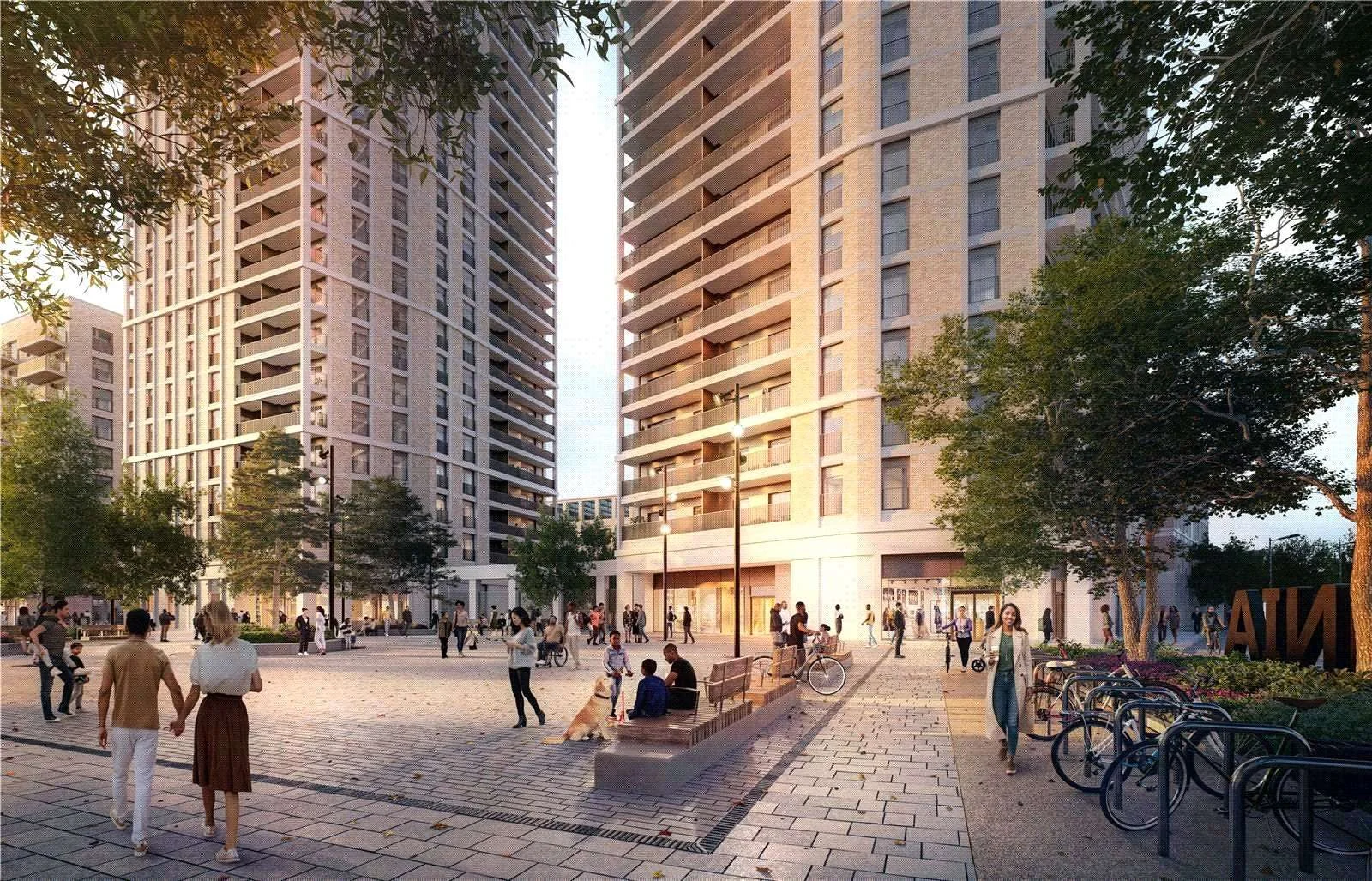 london-shoreditch-parkside-N1-street-level-exterior-plaza-hoxton London Shoreditch Parkside N1 Street Level Exterior Plaza Hoxton