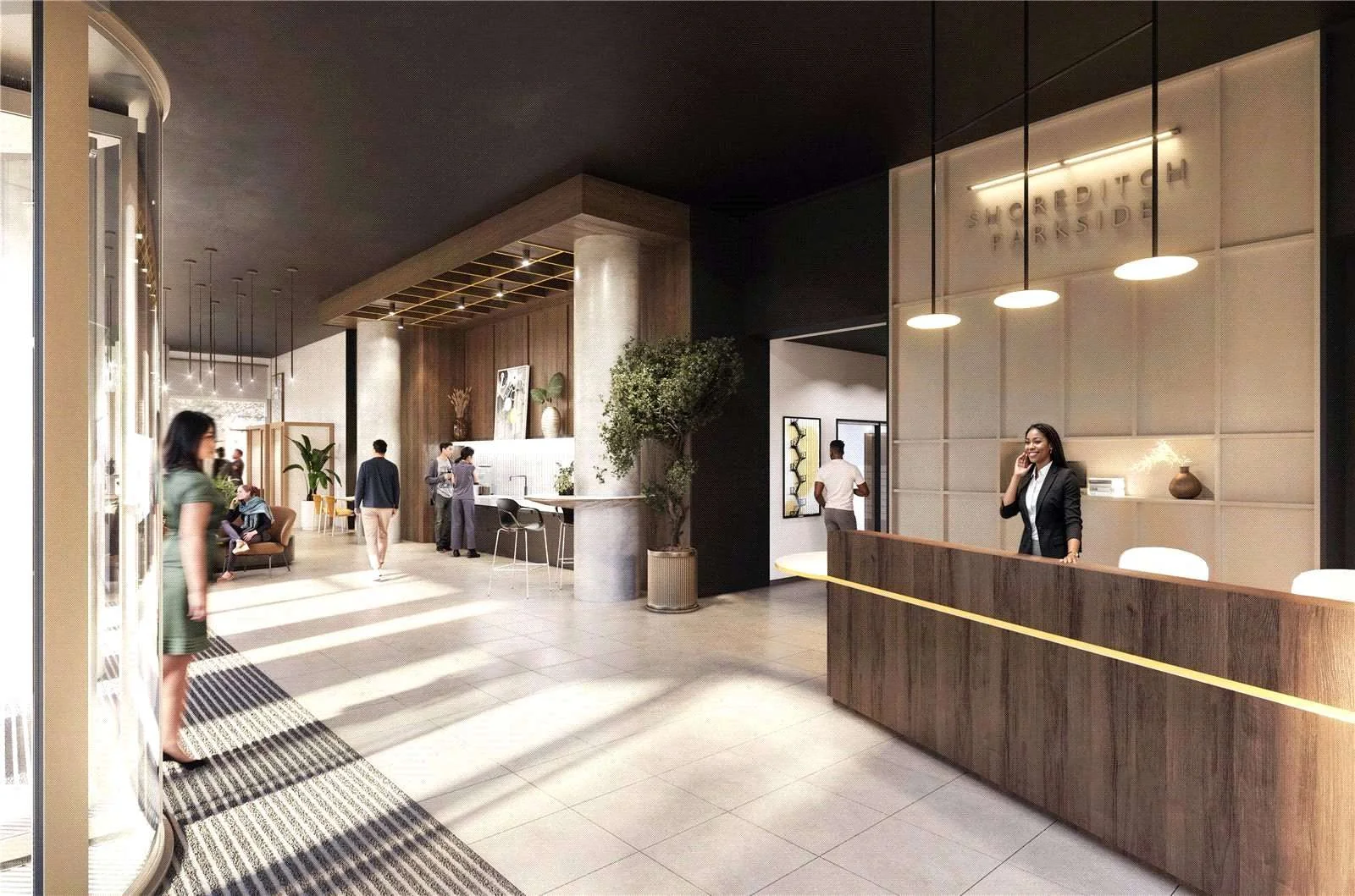 london-shoreditch-parkside-cityside-place-n1-concierge-lobby-entrance London Shoreditch Parkside Cityside Place N1 Concierge Lobby Entrance