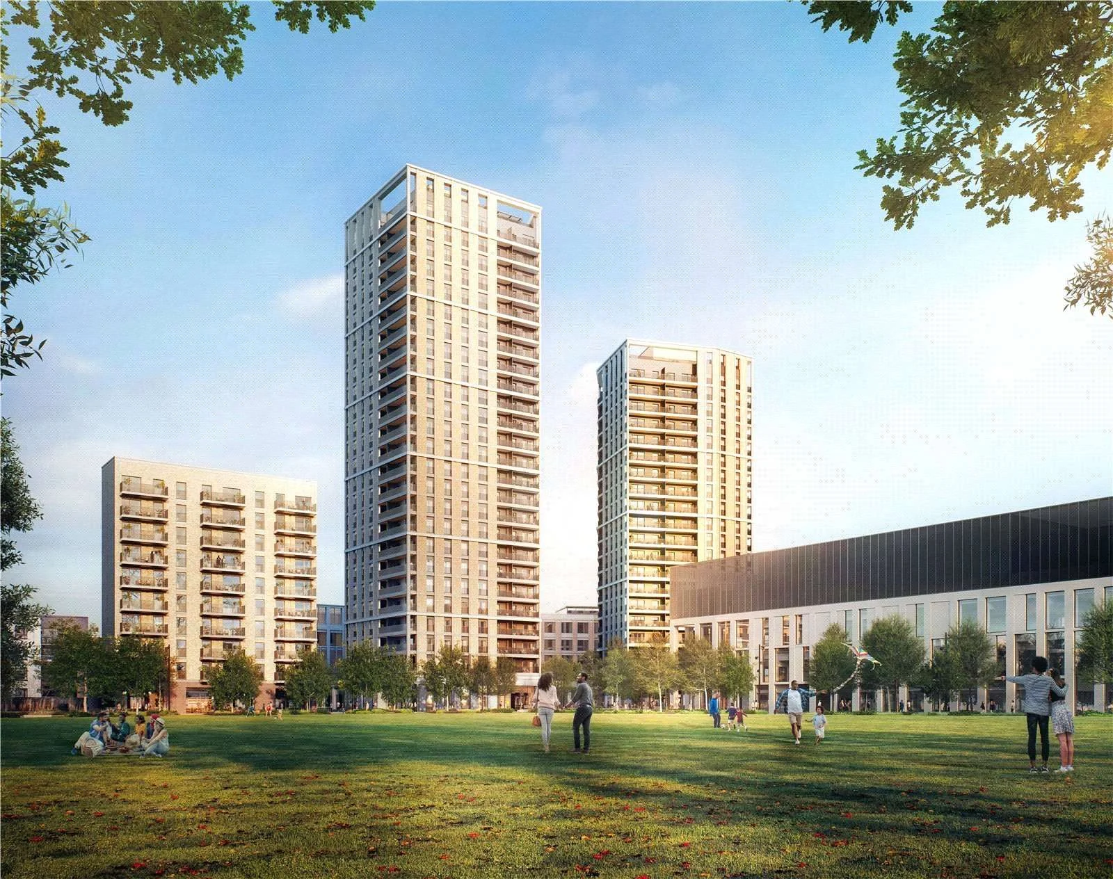 london-shoreditch-parkside-cityside-place-n1-exterior-park-view-new-development London Shoreditch Parkside Cityside Place N1 Exterior Park View Development