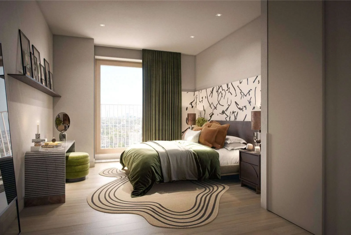 London Shoreditch Parkside Cityside Place N1 Principal Bedroom Ensuite Wardrobe