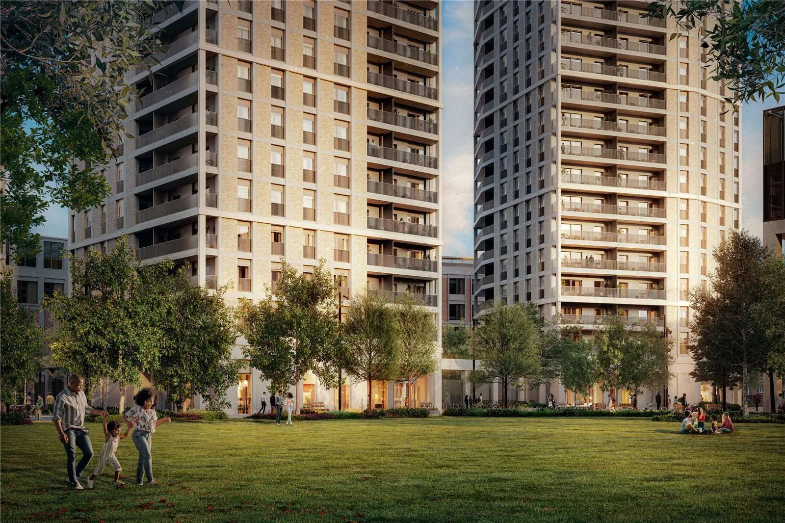 london-shoreditch-parkside-cityside-place-n1-towers-shoreditch-park-frontage London Shoreditch Parkside Cityside Place N1 Towers Shoreditch Park Frontage