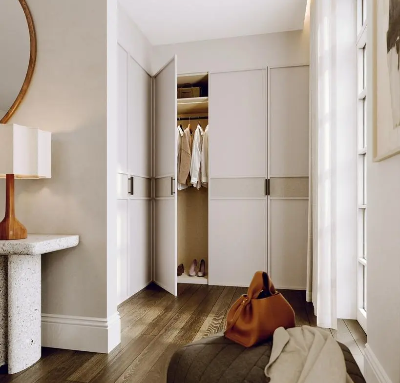 London Square 50 Brook Green Hammersmith W6 Principal Bedroom Wardrobe Cgi
